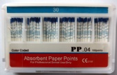 dental absorbent paper points with marked